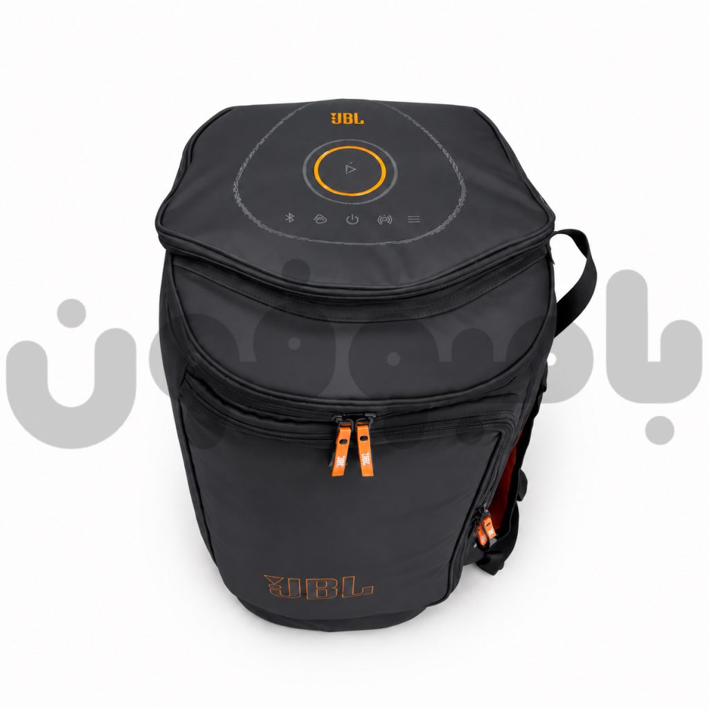 نمای بالای کیف JBL PartyBox 130 و قسمت دسترسی به پنل